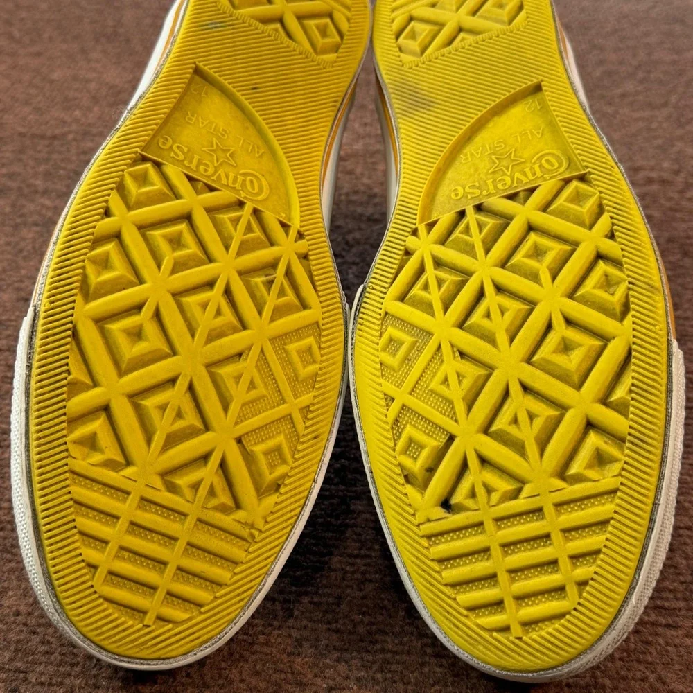 B- Converse Chuck 70 Hi Golf Wang By You Blue Yellow Red Mens 12 A04325C Sneaker